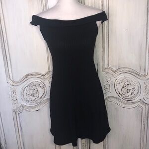 Free People Beach Off the Shoulder Waisted Fit and Flair Dress Size S/P